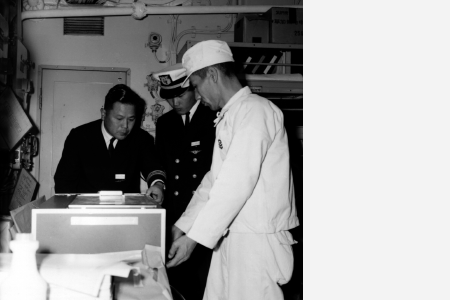 Ricopy BS-1 installed on the Fuji Antarctic researchship (1966)