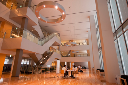 Collaboration space in the Ricoh Technology Center
